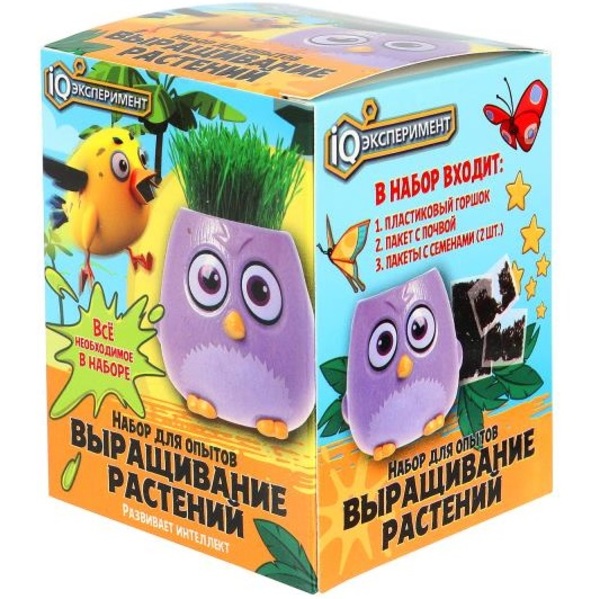 Игрушка опыты выращивание растений IQ Эксперимент 390639
