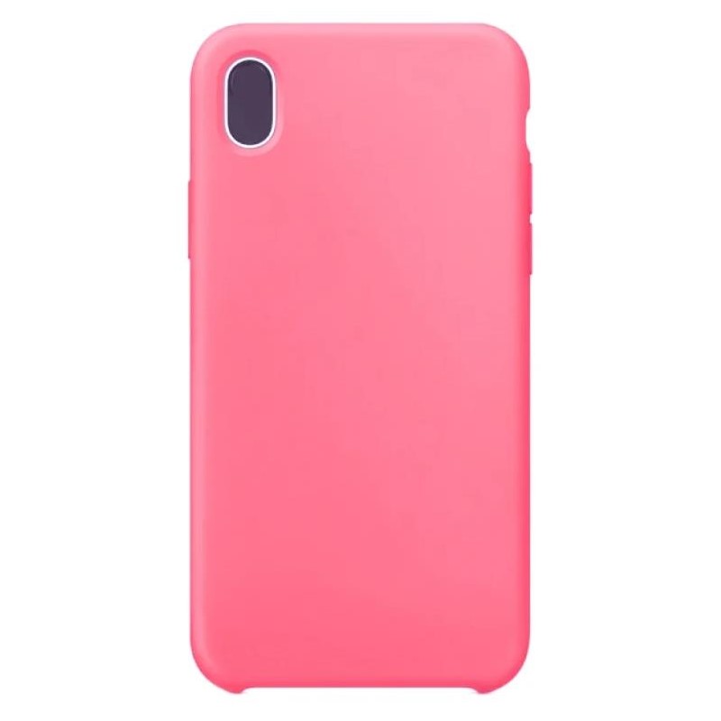 Задняя накладка Silicone CASE для iPhone X/XS розовая