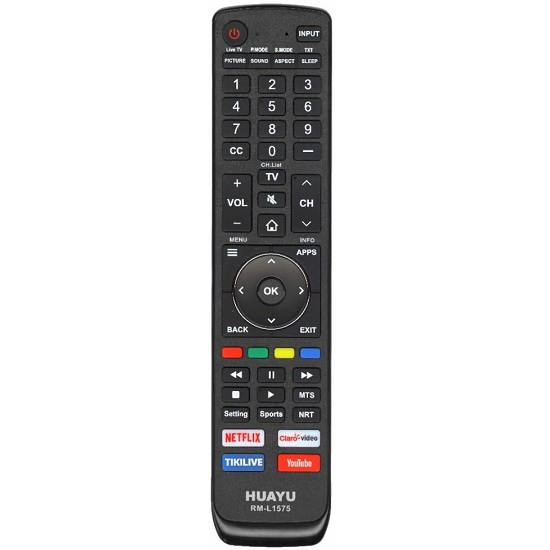 Пульт HUAYU RM-L1575 PLUS(PBOX) RM-L1575 PLUS(PBOX) для DEXP/ HISENSE