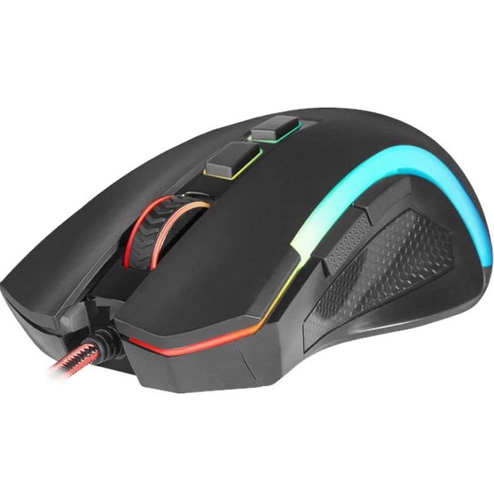 Мышь REDRAGON Griffin черный, USB