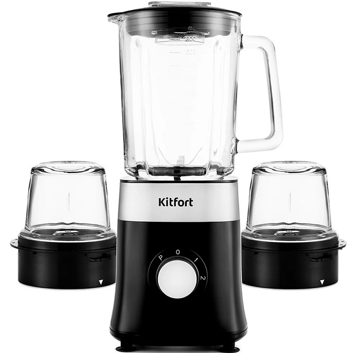 Блендер KITFORT КТ-3030-1 черный, 3в1