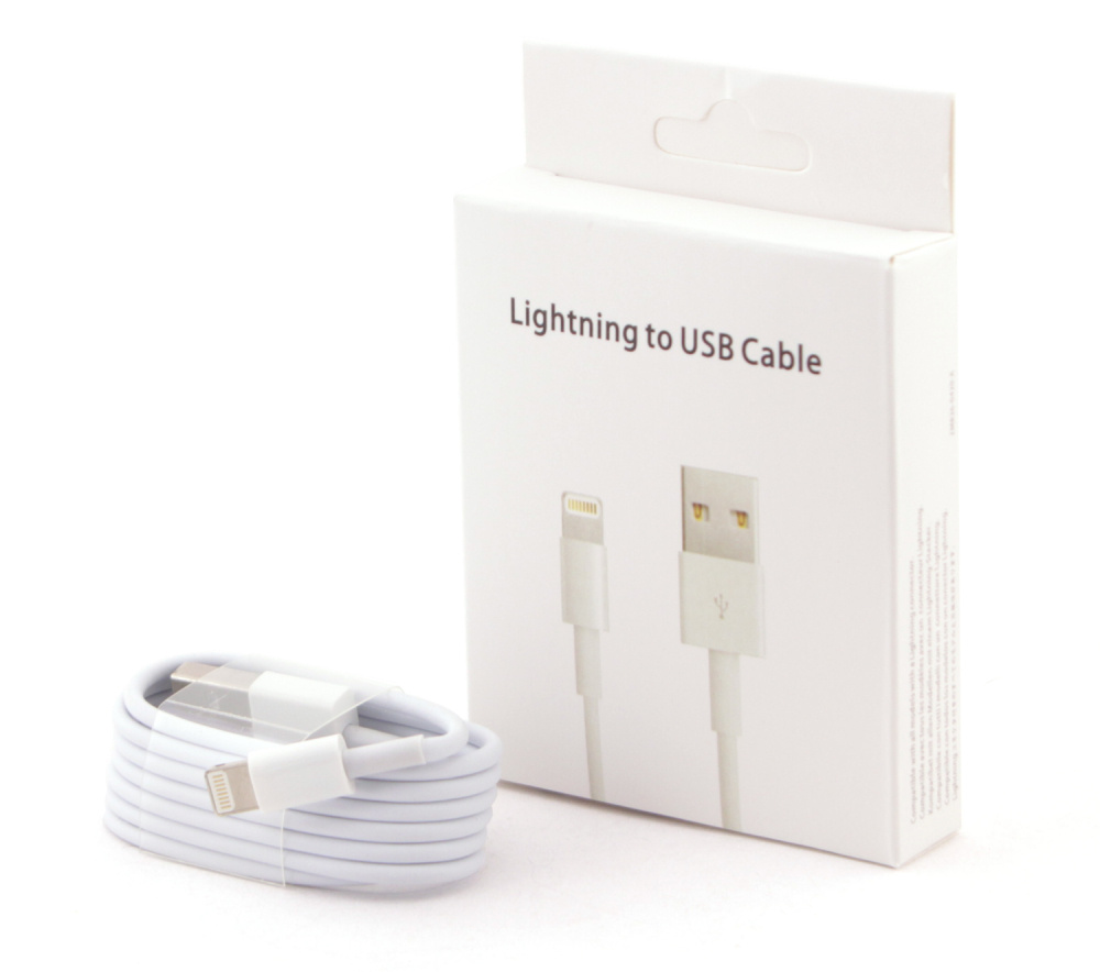 Кабель USB <--> iPhone Lightning 1.0м MQUE2ZM/A (REPLICA) коробка