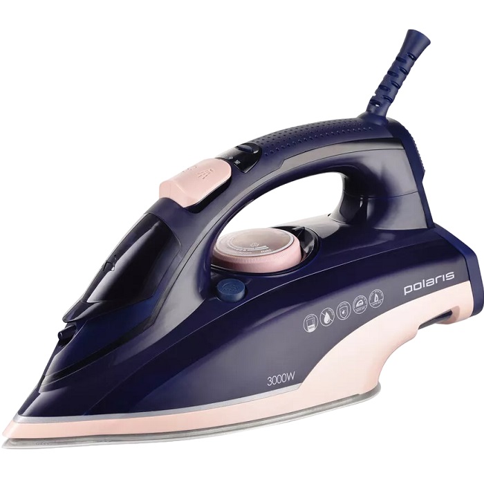 Утюг POLARIS PIR 3074 SG AA 3m синий/розовый