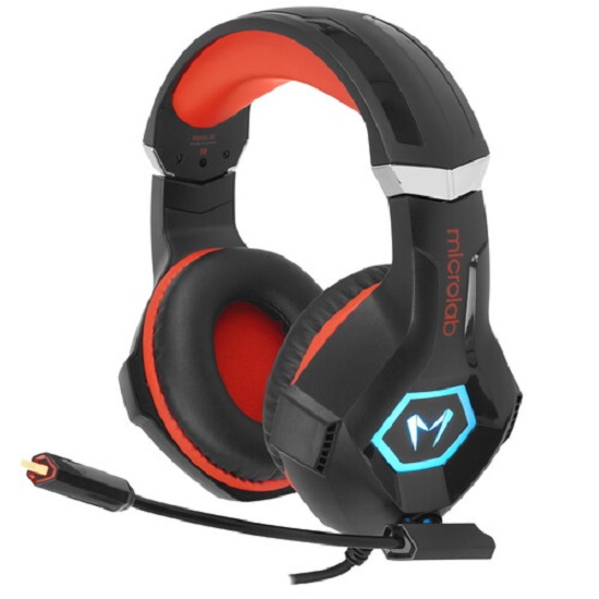 Наушники Microlab G7 red+black