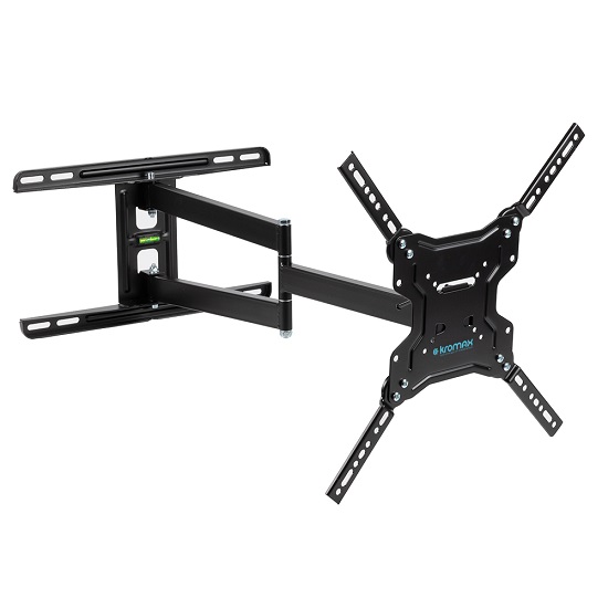Кронштейн KROMAX Dix-19 black, 22-65", настенный, поворотно-выдвижной и наклонный (20260)