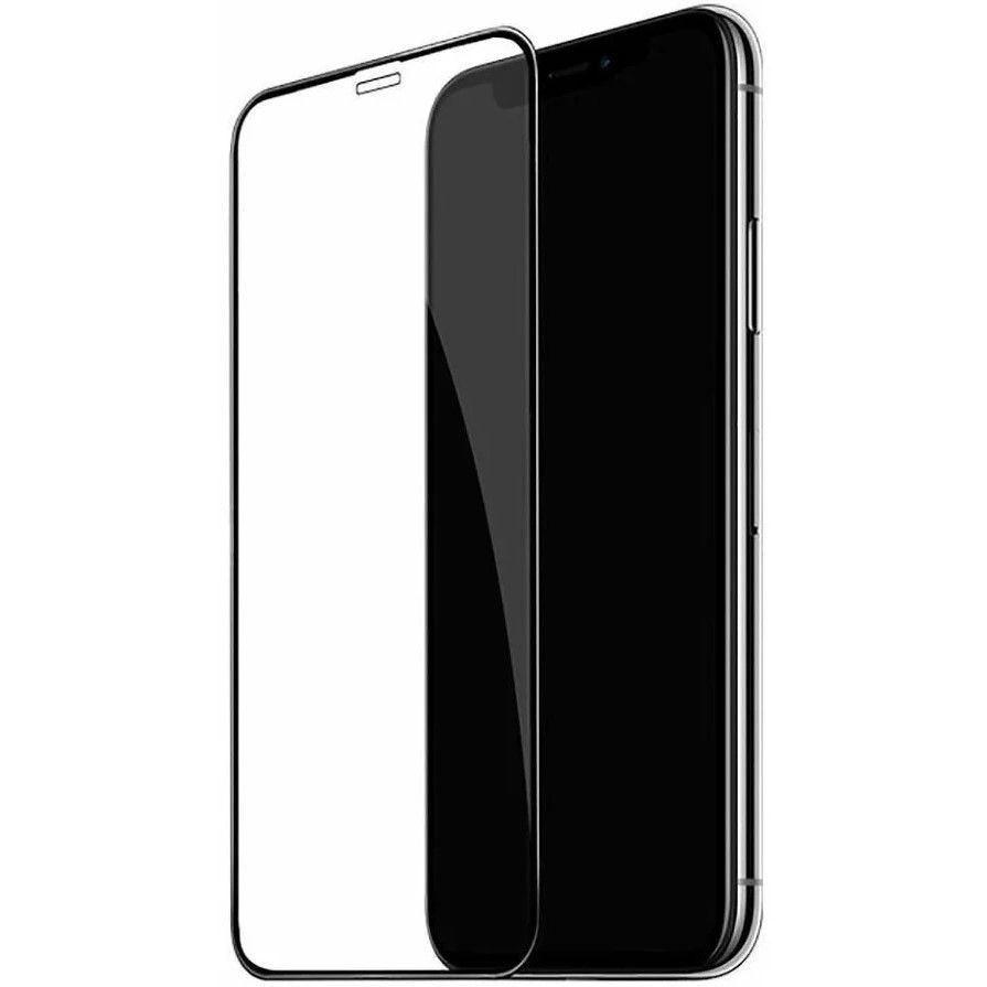 Противоударное стекло GRESSO. Full screen для iPhone XS Max  черный
