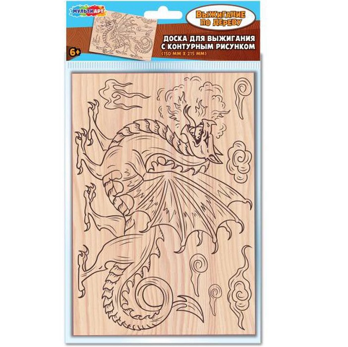 Доска для выжигания дракон MultiArt 397932