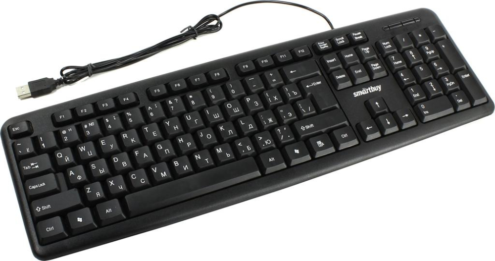 Клавиатура SMARTBUY ONE 134 черная, USB