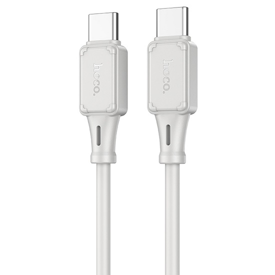 Кабель Type-C <--> Type-C 1.0м HOCO X101 серый, 60W