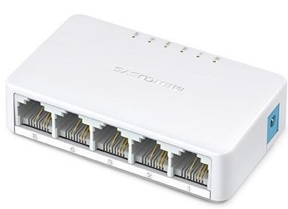 Комутатор MERCUSYS MS105, 5-портовый 10/100 Мбит/с