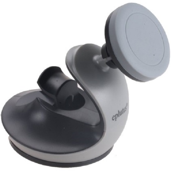 Автомобильный держатель EPLUTUS SU-401 чёрный, с белой вставкой