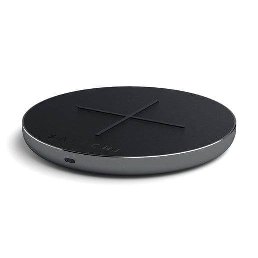Беспроводное ЗУ SATECHI Type-C серый космос
