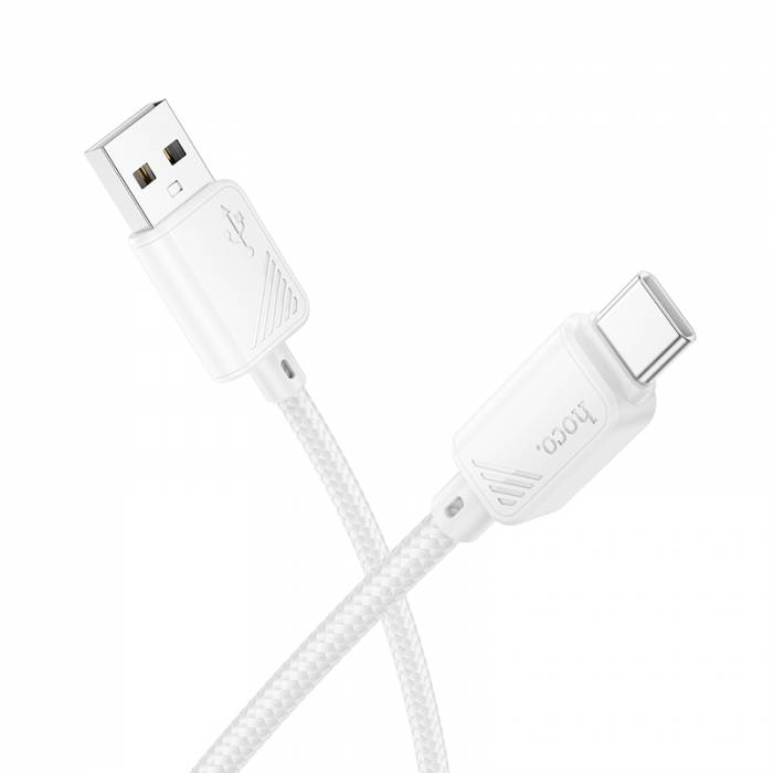Кабель USB <--> Type-C 1.0м HOCO X113 White