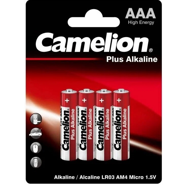 Элемент питания CAMELION LR03 Plus BL-4 (4/48/1152)