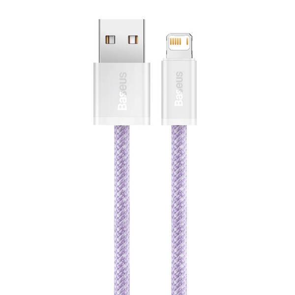 Кабель USB-Lightning BASEUS Dynamic Series 1м бело-сиреневый