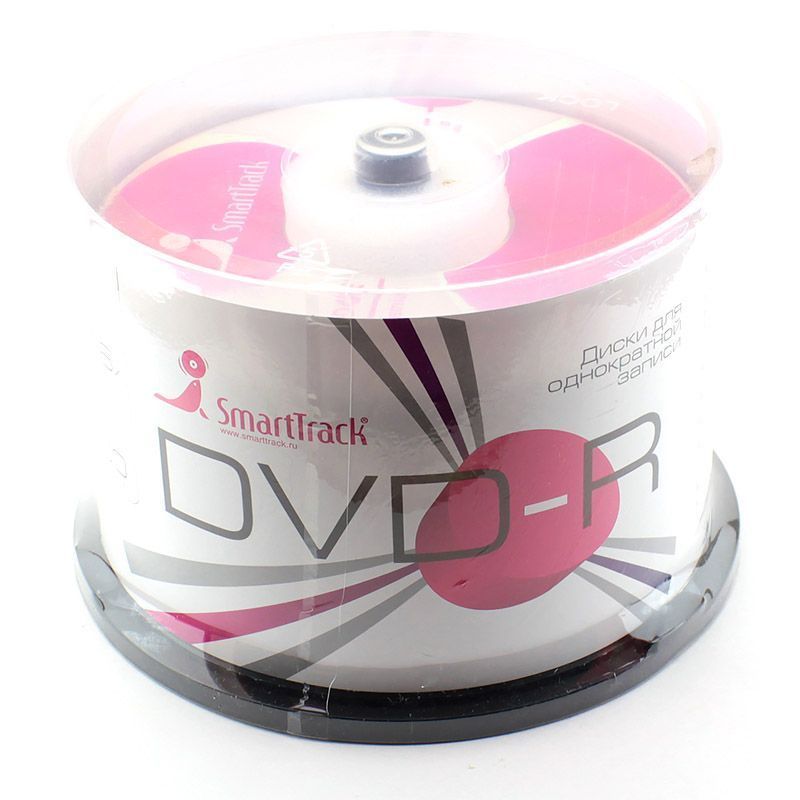 Диск DVD-R SMART TRACK 4.7Gb 16x (CB-50)