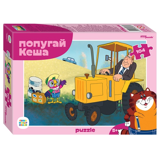 Пазлы 104 "Попугай Кеша" УТМ01323460