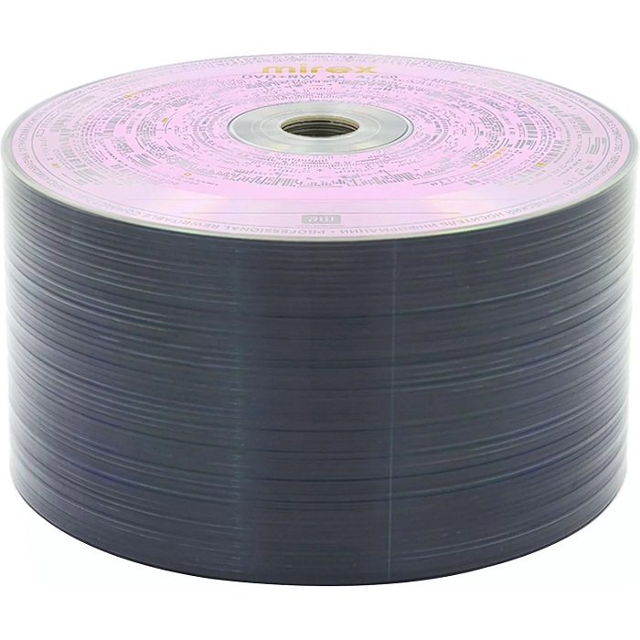 Диск DVD+RW MIREX 4,7 Гб 4x  Bulk-50 (50/500)