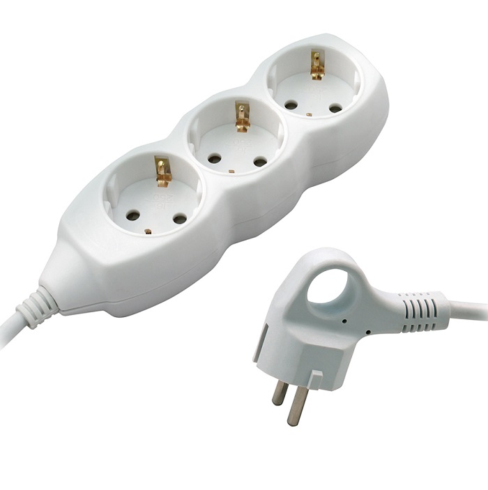 Сетевой удлинитель  5.0м СТАРТ S 3x5-Z, 3 розетки