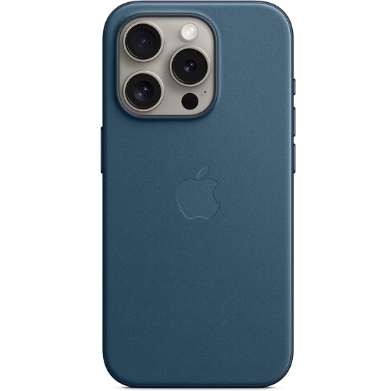 Задняя накладка FineWowen для iPhone 15 Pro Pacific Blue