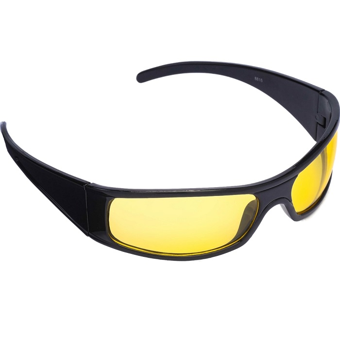 Очки для водителя мужские, солнцезащитные, антиблик, антифары, линза желтая, дужки черные 14×4×4 см 2638682