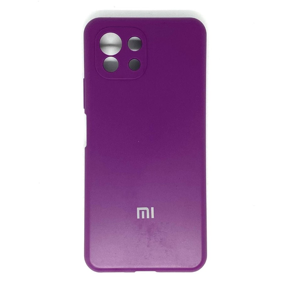 Задняя накладка SILICONE COVER для Xiaomi Mi 11 Lite фиолетовый