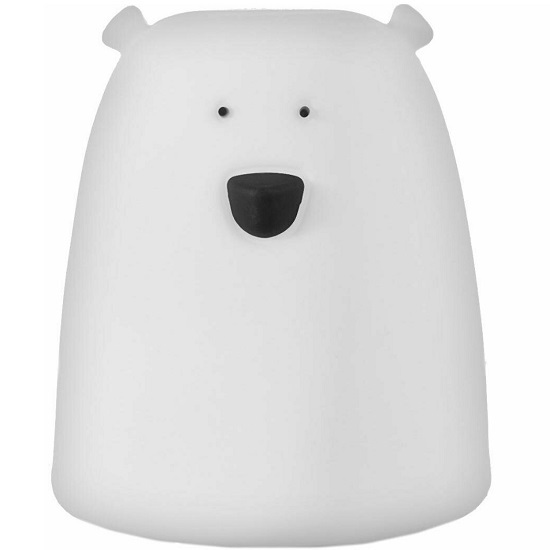 Ночник "Антистресс мякиш мишка" RISALUX  LED RGB от батареек 3ААА 9х9х10,5 см  6988916