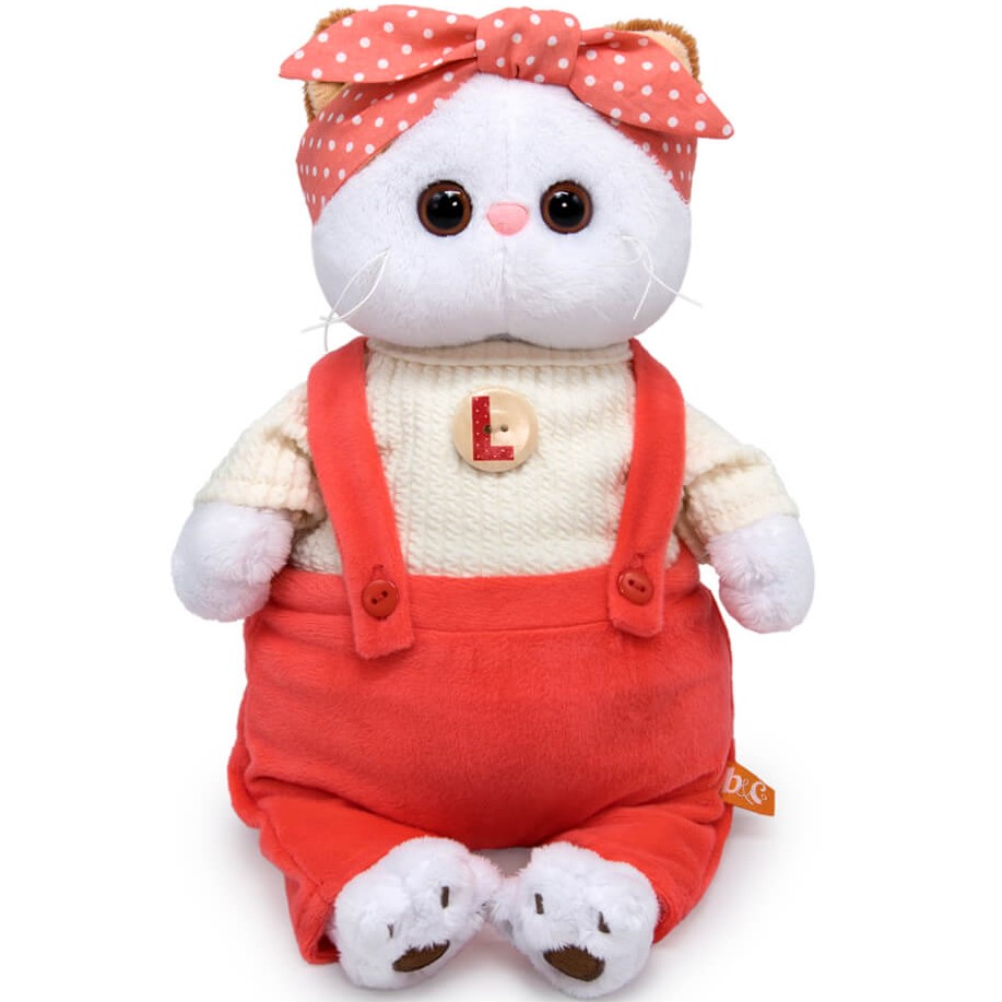 Мягкая игрушка Кошечка Ли-Ли в трикотажном костюме , 27см (LK27-113)