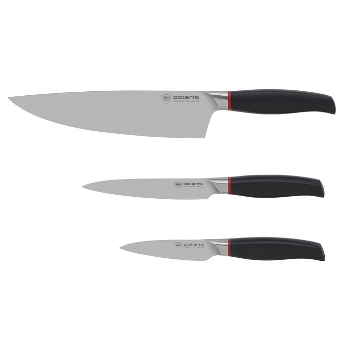 Набор ножей POLARIS PRO collection-3SS нерж. сталь, 3 пред., черный