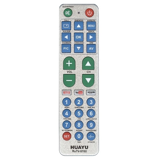 Пульт универсальный HUAYU RuTV-ST02