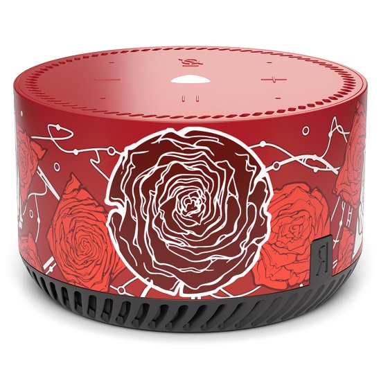 Умная колонка Яндекс. Станция Лайт Красная Rainbo Desert Roses