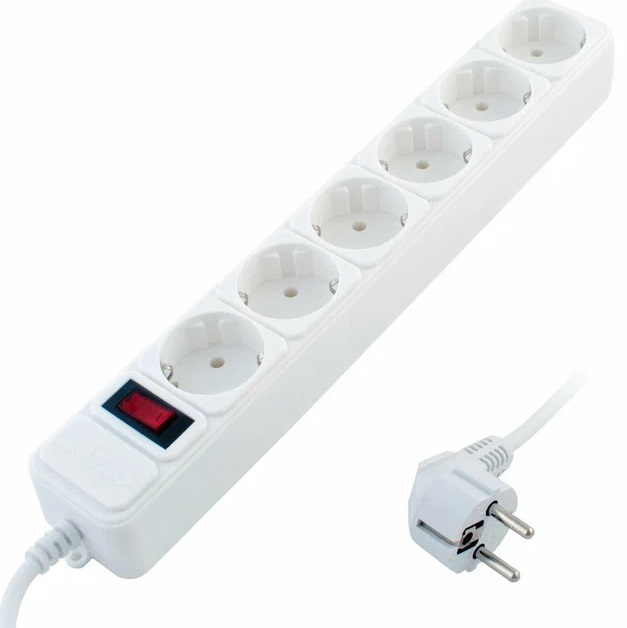 Сетевой фильтр  3.0м СТАРТ SP 6x3 ZVT, белый, 6 розеток
