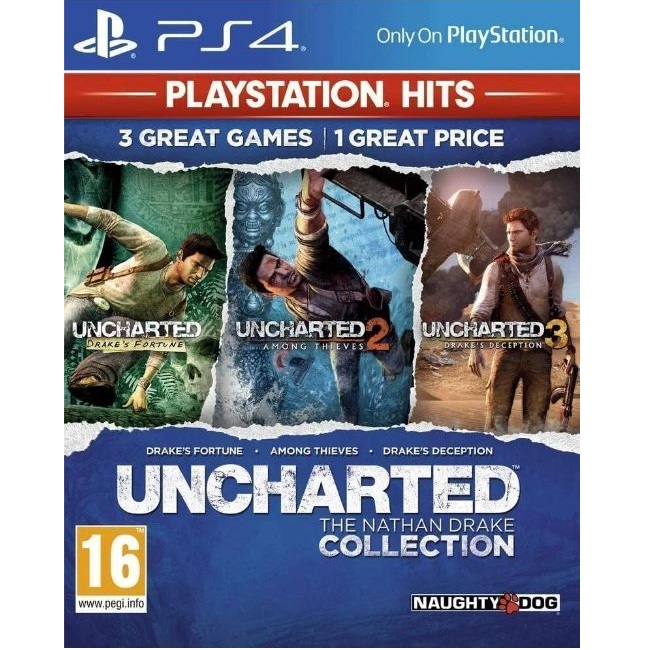 Uncharted: The Natan Drake Collection [PS4, русские субтитры] (Б/У)