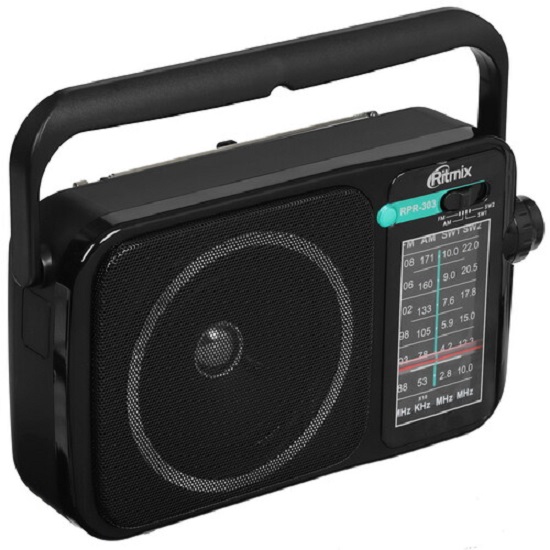 Радиоприемник RITMIX RPR-303, черный