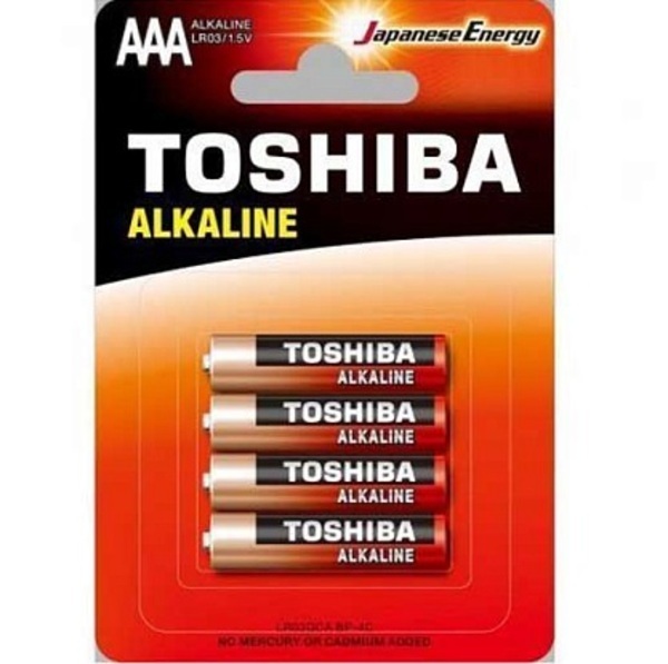 Элемент питания TOSHIBA LR03 Red BL-4 (4 шт.)