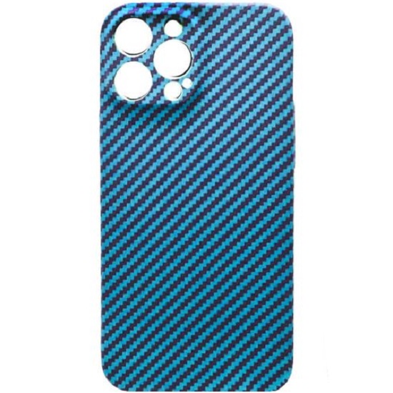 Силиконовый чехол LUXO CARBON для iPhone 12 PRO (голубой)