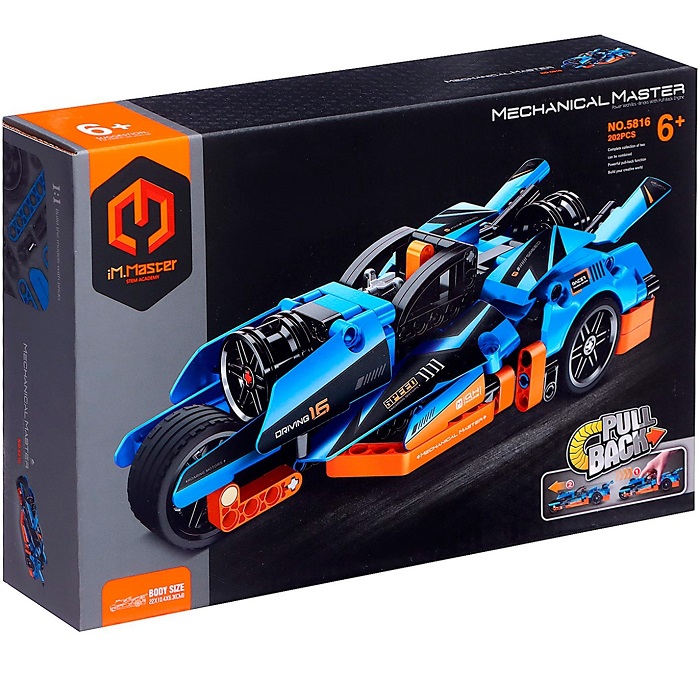 Конструктор iM.Master «Скоростной трайк», инерция, 202 детали 9631437