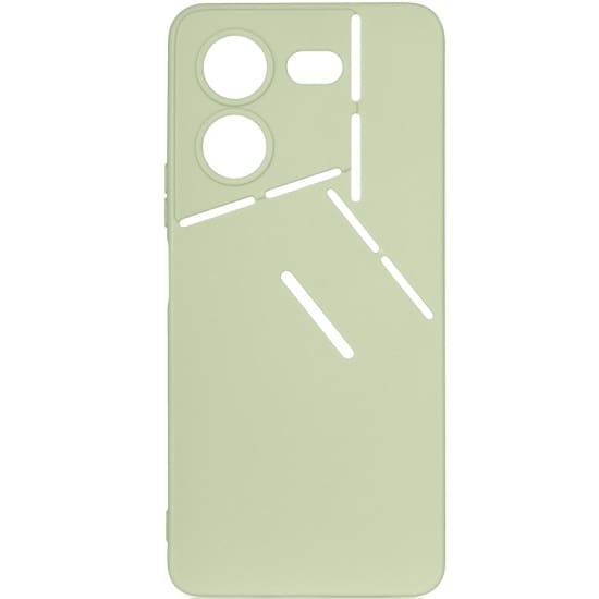Силиконовый чехол DF для Tecno Pova 5 Pro DF tCase-30 (light green)
