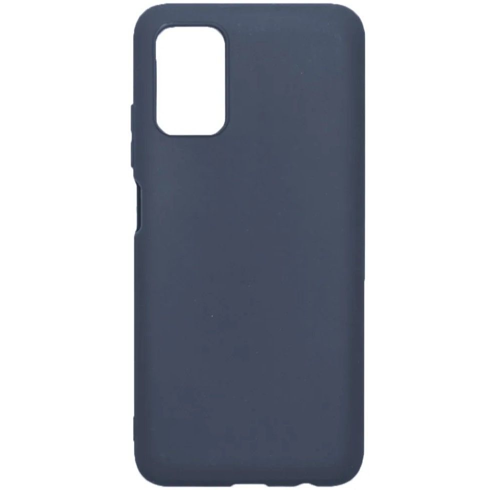 Задняя накладка PERO Soft Touch для Samsung Galaxy A03S синий