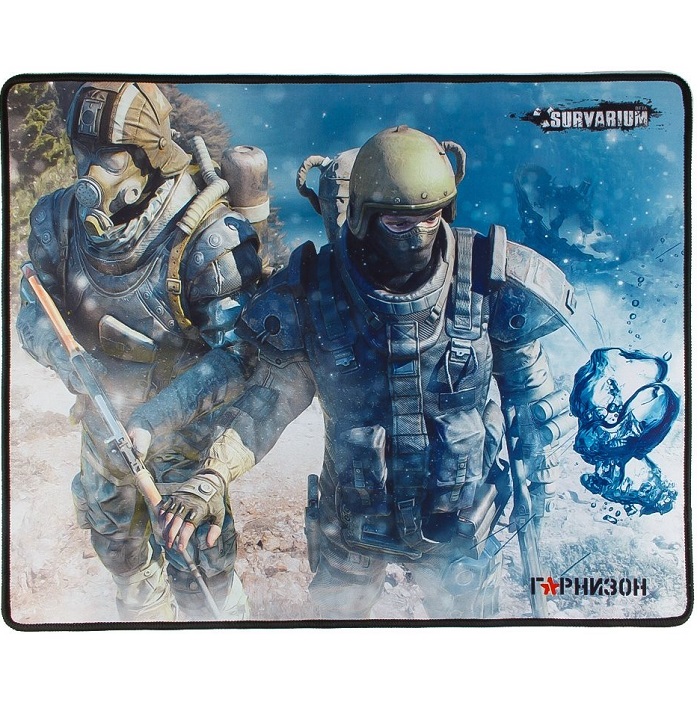 Коврик ГАРНИЗОН GMP-200, "Survarium Аномалия", 437х350х3мм, ткань+резина, оверлок, коробка