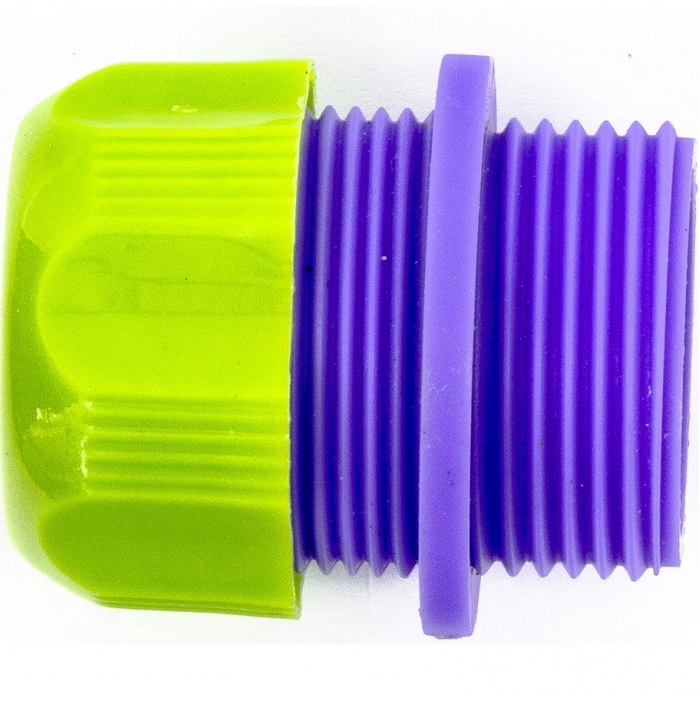 Соединитель пластмассовый для шланга 1/2", с внешней резьбой 3/4"// Palisad 66145