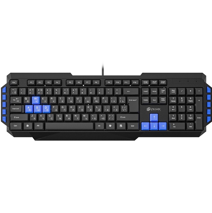 Клавиатура OKLICK 750G Black USB
