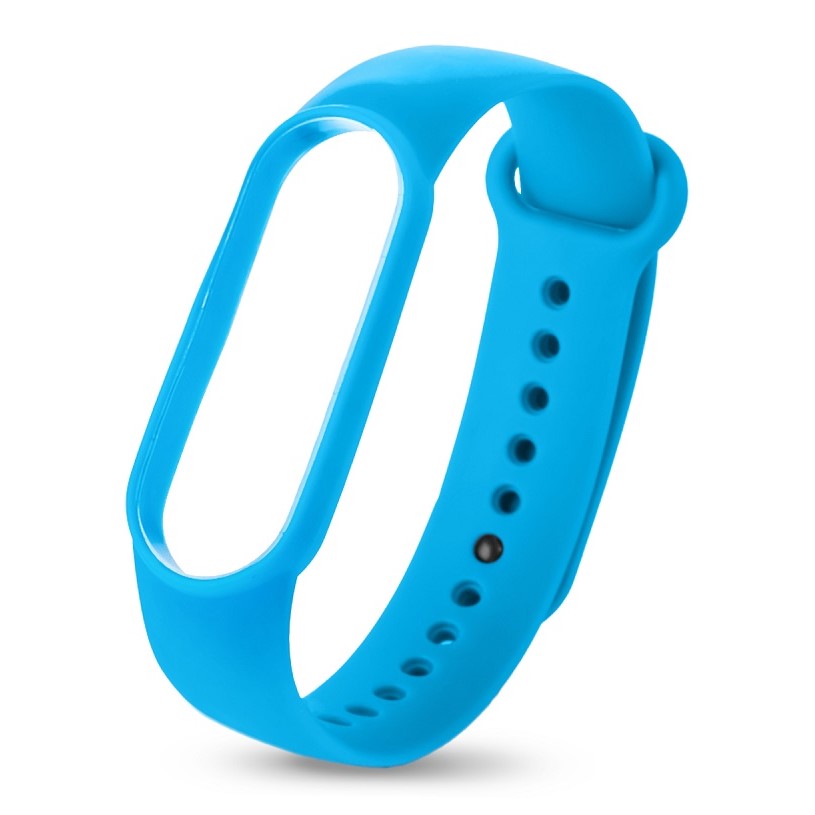 Силиконовый ремешок NONAME для Xiaomi Mi Band 3/4 silicon loop Sky blue