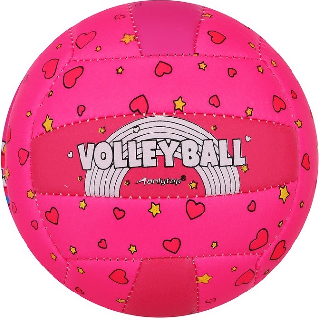 Мяч волейбольный, ПВХ, машинная сшивка, 18 панелей, размер 2 7560499