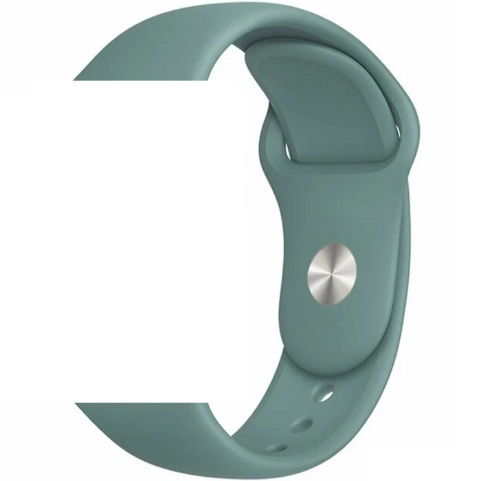 Спортивный ремешoк для Apple Watch 42/44/45 мм зеленый