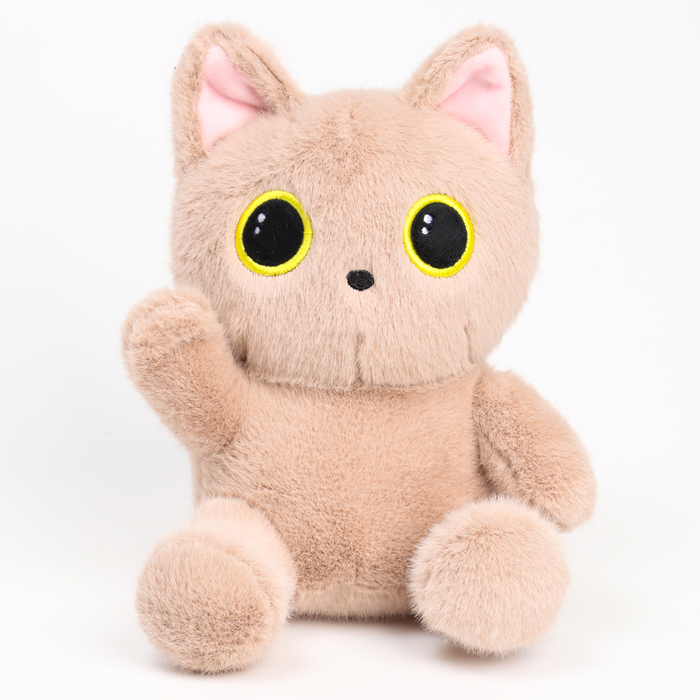 Мягкая игрушка «Кот», 20 см, цвет бежевый 9891273