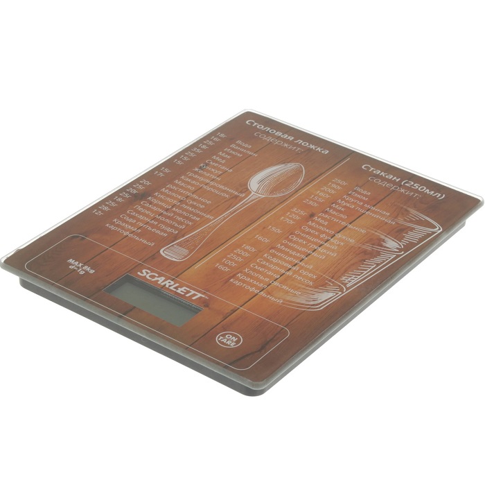 Весы кухонные SCARLETT SC-KS57P19 меры и веса