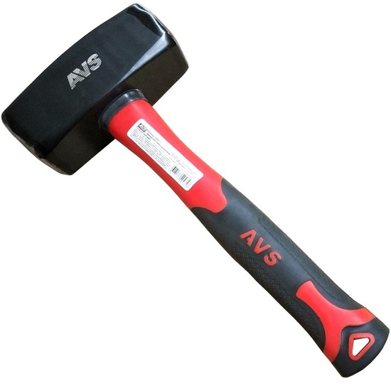 Кувалда 2000 г с фиберглассовой рукояткой AVS SHP2000