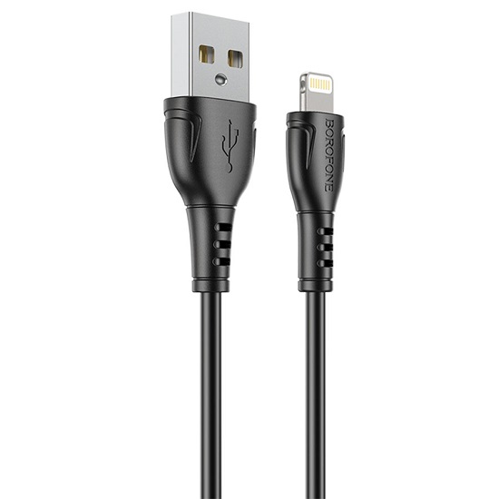 Кабель USB <--> Lightning  1.0м BOROFONE BX51 черный