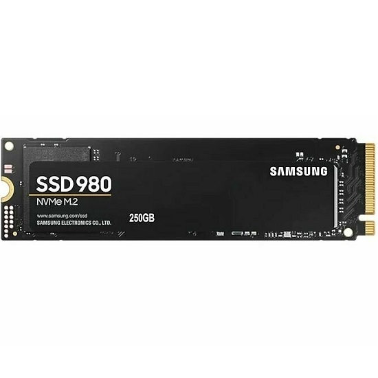 Накопитель SSD M.2 250Gb Samsung 980 (R2900/W1300MB/s) (MZ-V8V250BW)